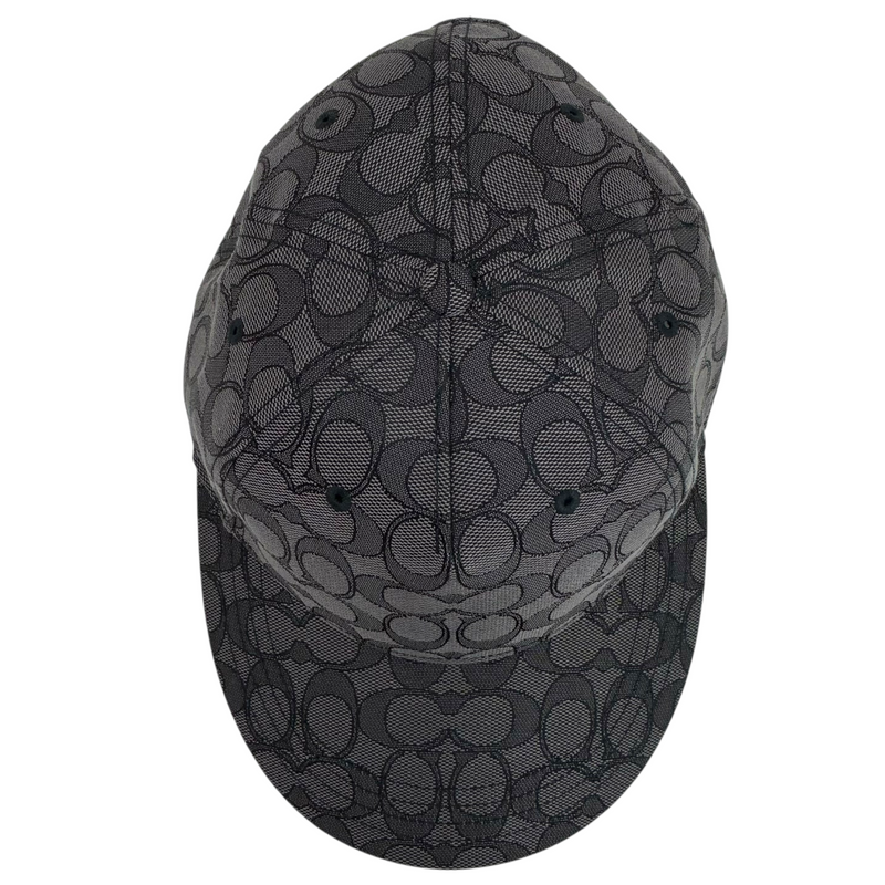 COACH ジャガードシグネチャー ベースボールハット CW766 サイズM/L(頭周り50~60cm) チャコール コーチ 【102061697007】