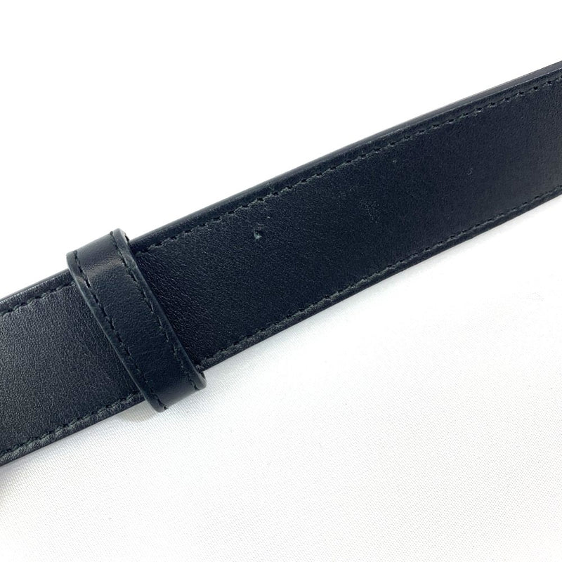 GUCCI(グッチ) GGマーモント スリムベルト 414516 レザー ブラック×ゴールド金具 サイズ表記75-30 ウエスト約72-82cm メンズ ベルト 【102061740005】