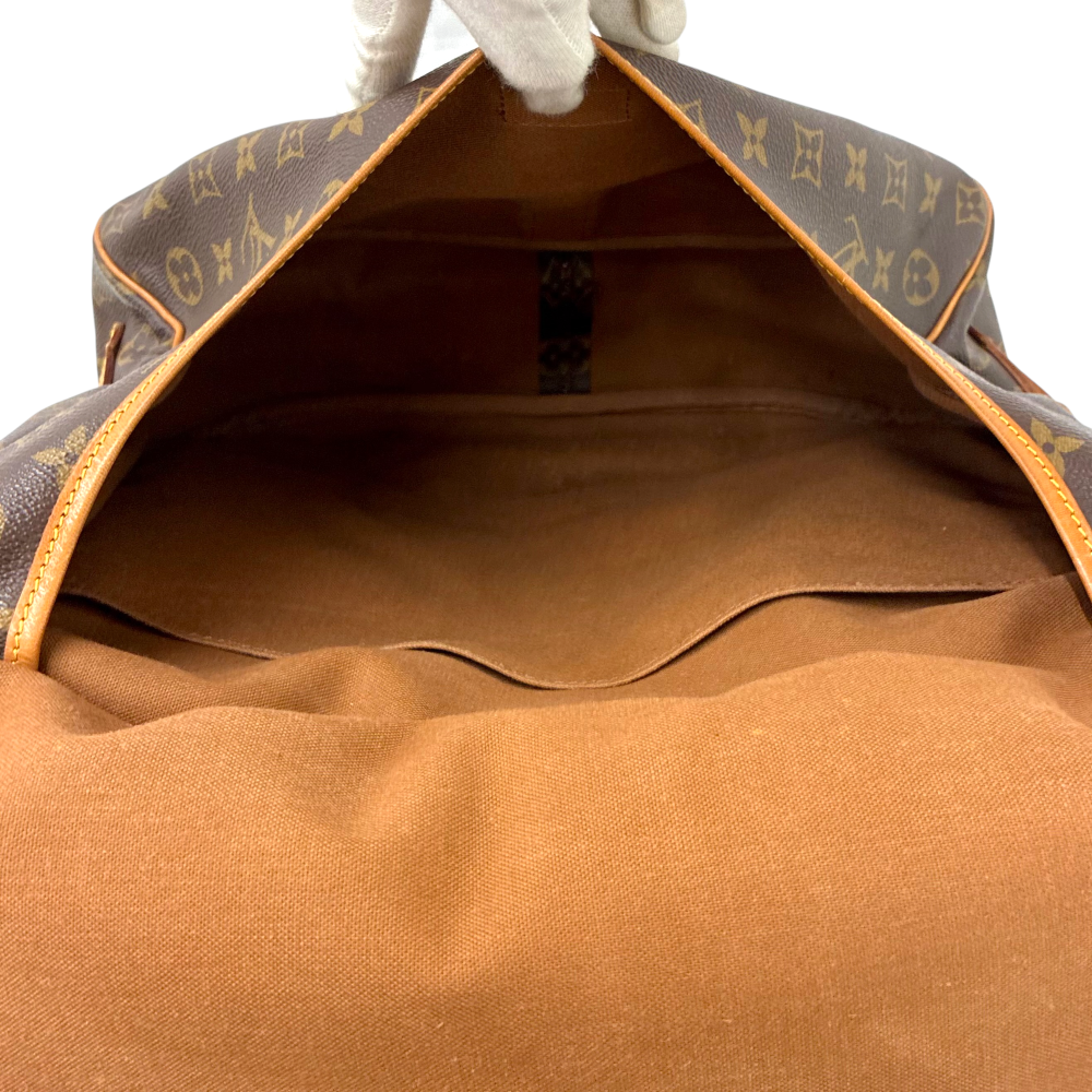 LOUIS VUITTON モノグラム ソミュール35 M42254 ブラウン ショルダー