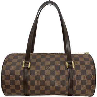 LOUIS VUITTON ダミエ パピヨン30 N51303 ブラウン ハンドバッグ ルイヴィトン 【102061760006】