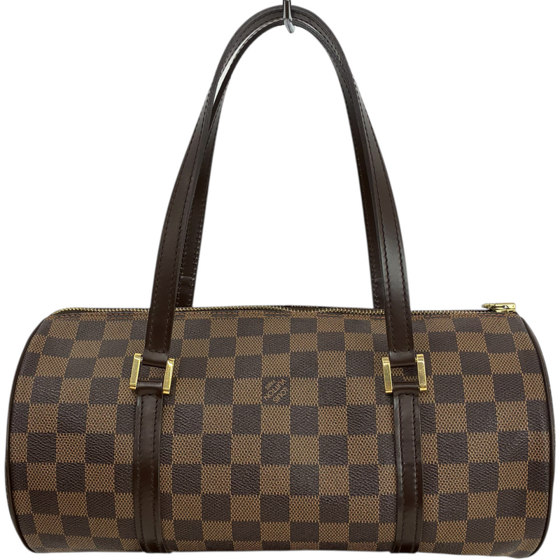 LOUIS VUITTON ダミエ パピヨン30 N51303 ブラウン ハンドバッグ ルイヴィトン 【102061760006】