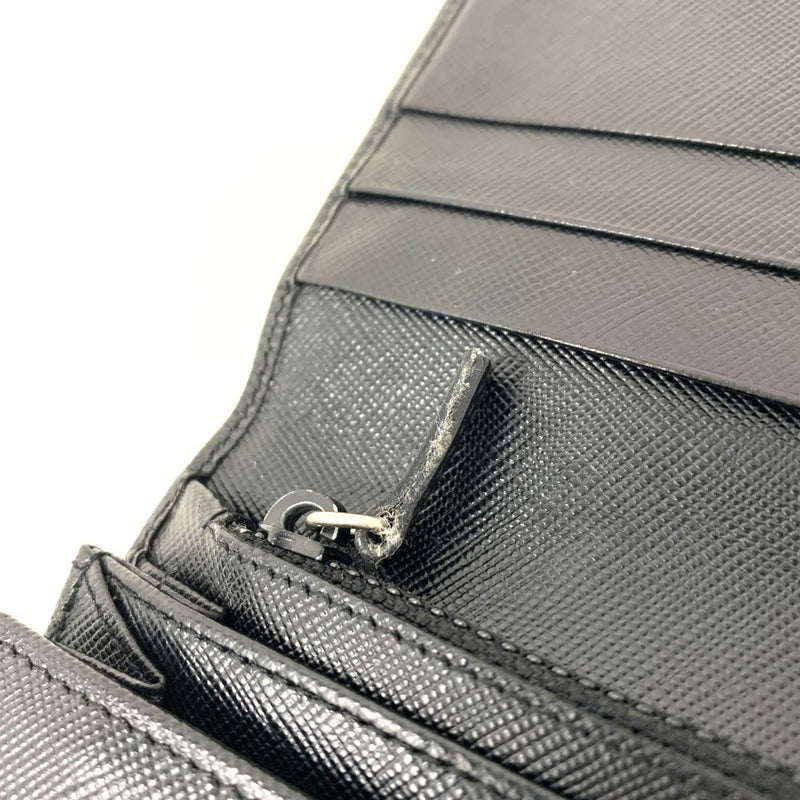 PRADA(プラダ)　サフィアーノレザー　二つ折り財布　M608A NERO(ブラック)　 【102061775003】