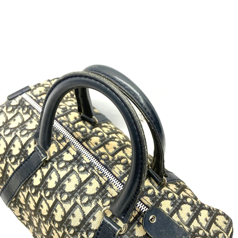 レア　希少　ディオール トロッター　バッグ ミニボストンDior Dior ディオール トロッター 総柄 ネイビー ミニボストン バッグ