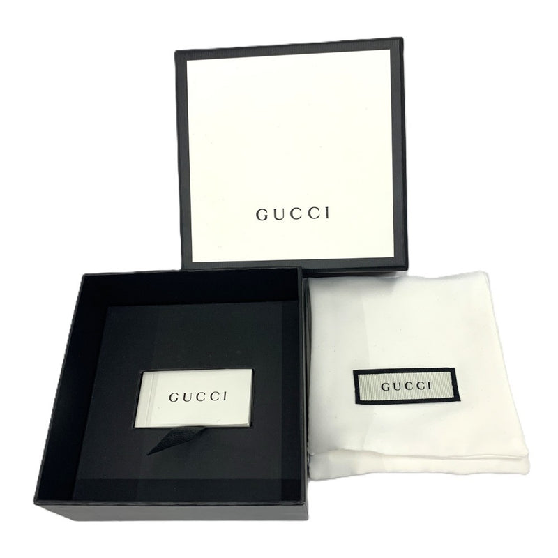 GUCCI(グッチ) ゴースト スター ネックレス 460848 SV925 ブラック×シルバー 箱あり 【102061821005】