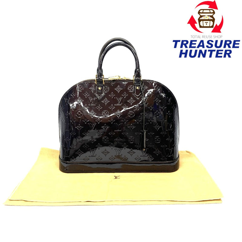 LOUIS VUITTON (ルイ・ヴィトン) ヴェルニ アルマGM M93595 エナメルキャンバス アマラント レディース ハンドバッグ 【102061830001】