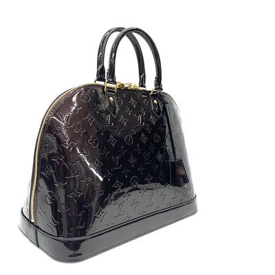 LOUIS VUITTON (ルイ・ヴィトン) ヴェルニ アルマGM M93595 エナメルキャンバス アマラント レディース ハンドバッグ 【102061830001】