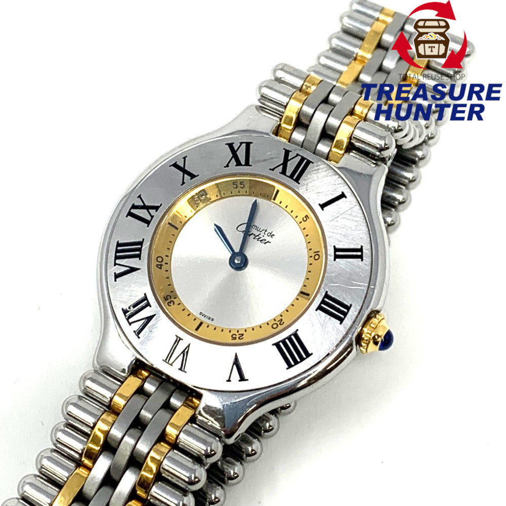 Cartier(カルティエ) マスト21 ヴァンテアン 腕時計 1330 SS×GP コンビ 
