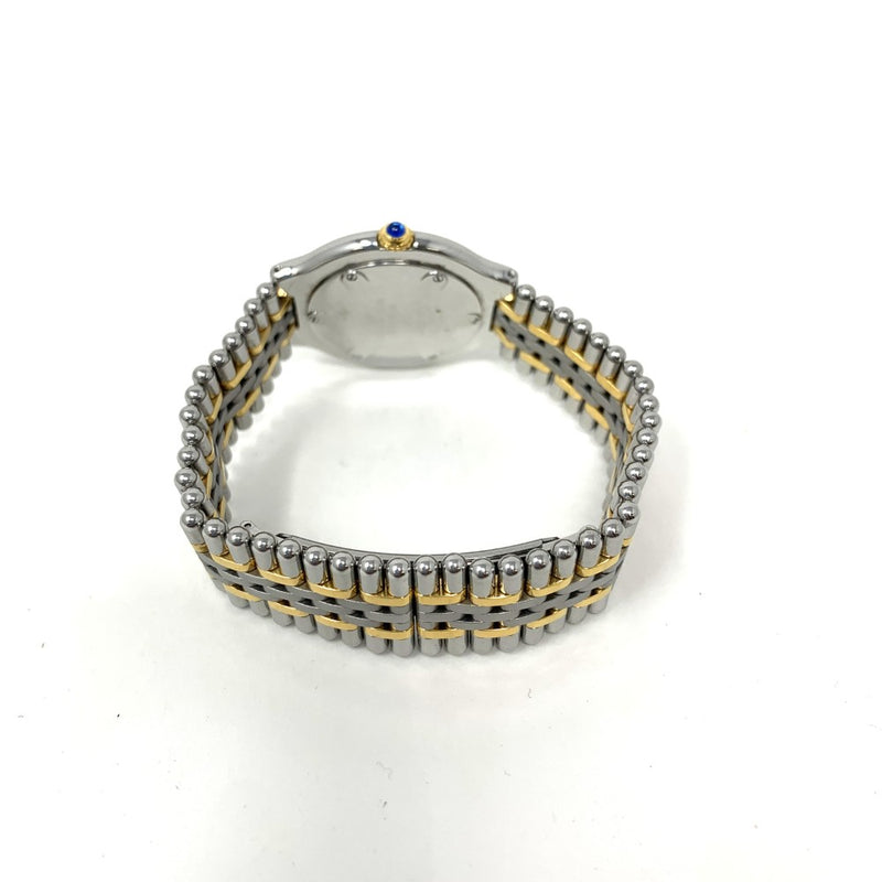 Cartier(カルティエ)　マスト21 ヴァンテン　腕時計　1330　SS×GP コンビ シルバー文字盤　クォーツ レディース ウォッチ 【102061895005】
