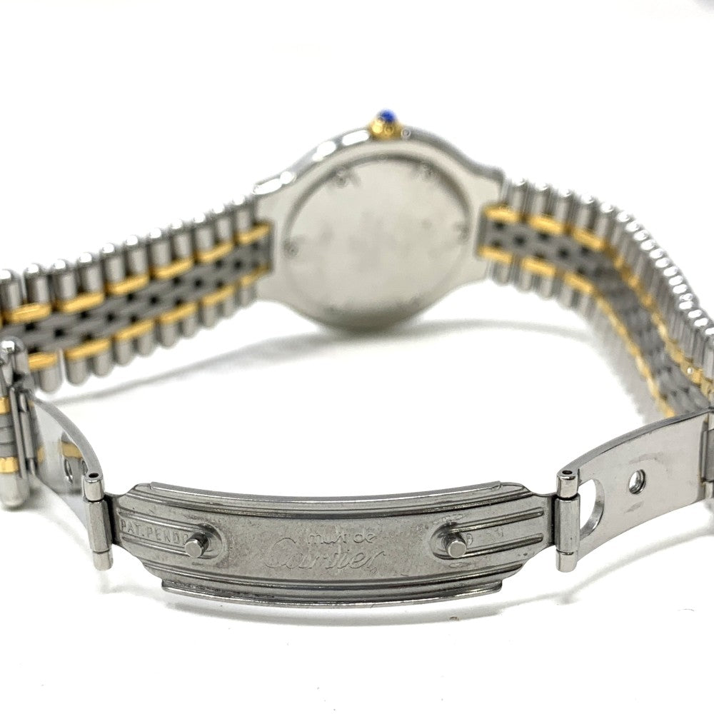 【動作品】カルティエ マスト21 シルバー文字盤 1330 レディース腕時計 Cartier(カルティエ) マスト21 ヴァンテン 腕時計 1330 SS×GP コンビ