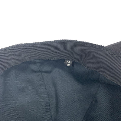 GUCCI(グッチ) GGキャンバス　シェリーライン　ベースボールキャップ　サイズ表記M/58　204891　キャンバス×レザー　ブラック 【102061943005】
