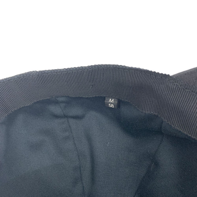 GUCCI(グッチ) GGキャンバス　シェリーライン　ベースボールキャップ　サイズ表記M/58　204891　キャンバス×レザー　ブラック 【102061943005】