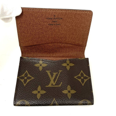 LOUIS VUITTON(ルイ・ヴィトン)　モノグラム　アンヴェロップ・カルト　ドゥ　ヴィジット　ブラウン　名刺入れ 【102062009005】
