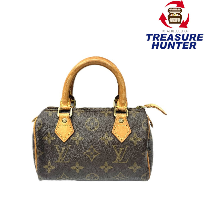 LOUIS VUITTON(ルイ・ヴィトン)　モノグラム　ミニスピーディー　ハンドバッグ　M41534 ブラウン　レディース　 【102062027003】
