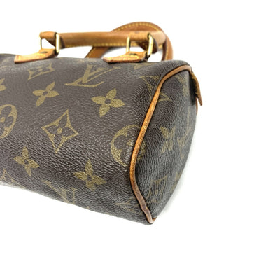 LOUIS VUITTON(ルイ・ヴィトン)　モノグラム　ミニスピーディー　ハンドバッグ　M41534 ブラウン　レディース　 【102062027003】