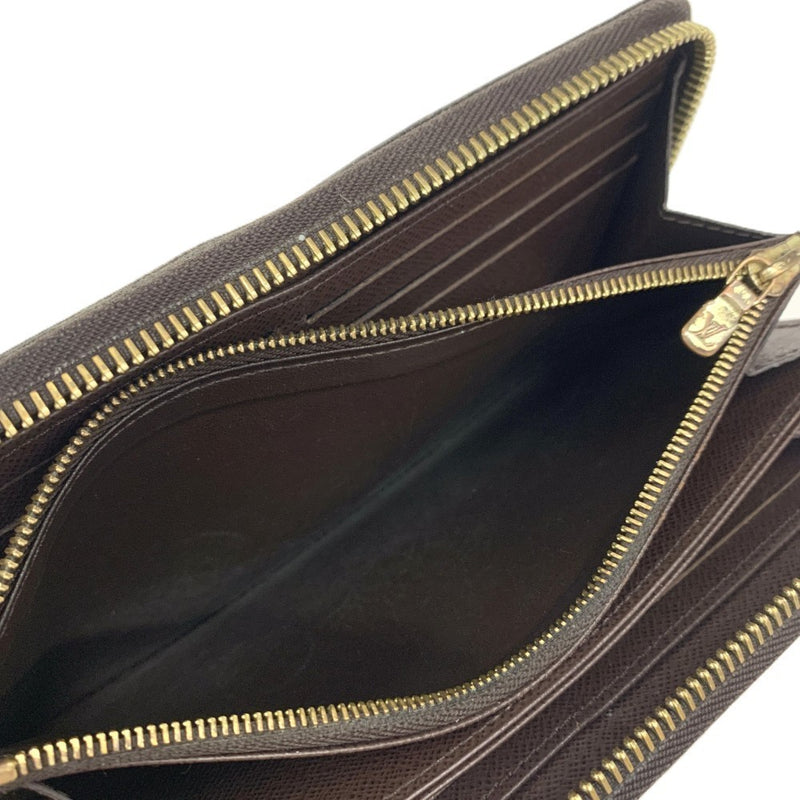 LOUIS VUITTON(ルイ・ヴィトン)　ダミエ　ジッピーウォレット　N60015 ダミエレザー エベヌ　メンズ 長財布 【102062041005】