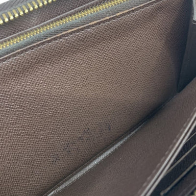 LOUIS VUITTON(ルイ・ヴィトン)　ダミエ　ジッピーウォレット　N60015 ダミエレザー エベヌ　メンズ 長財布 【102062041005】