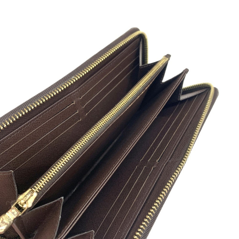 LOUIS VUITTON(ルイ・ヴィトン)　ダミエ　ジッピーウォレット　N60015 ダミエレザー エベヌ　メンズ 長財布 【102062041005】