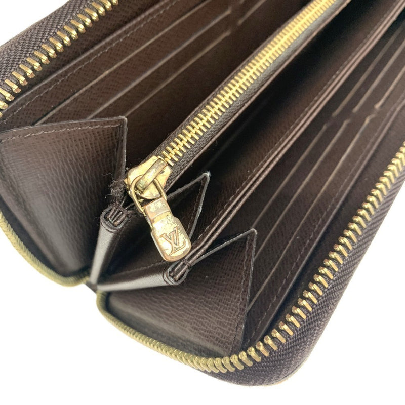 LOUIS VUITTON(ルイ・ヴィトン)　ダミエ　ジッピーウォレット　N60015 ダミエレザー エベヌ　メンズ 長財布 【102062041005】
