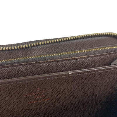 LOUIS VUITTON(ルイ・ヴィトン)　ダミエ　ジッピーウォレット　N60015 ダミエレザー エベヌ　メンズ 長財布 【102062041005】