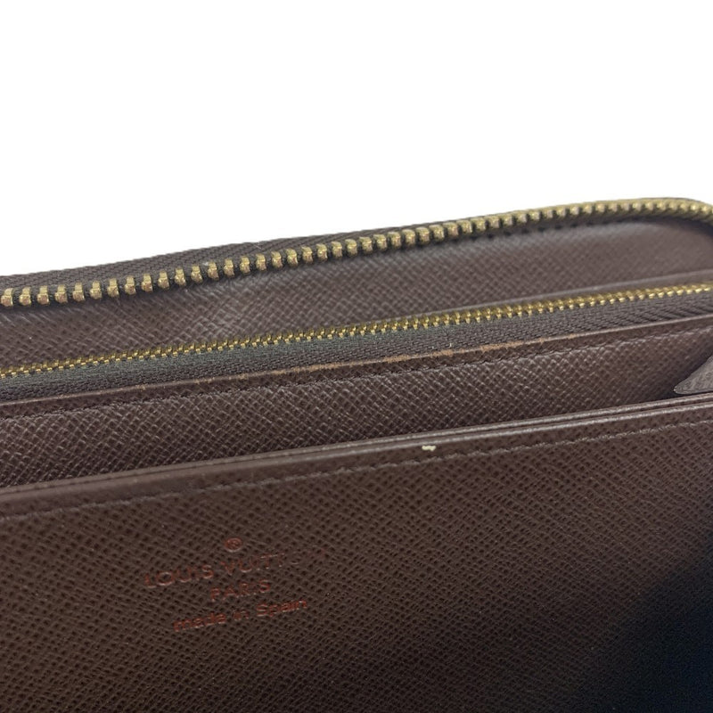LOUIS VUITTON(ルイ・ヴィトン)　ダミエ　ジッピーウォレット　N60015 ダミエレザー エベヌ　メンズ 長財布 【102062041005】