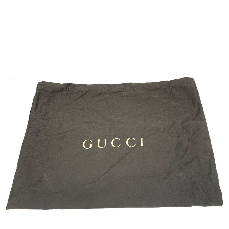 GUCCI(グッチ) ソーホー インターロッキングG ポーチ308636 パテントレザー ベージュ系 ファスナー開閉式 未使用長期保管品 【102062075005】