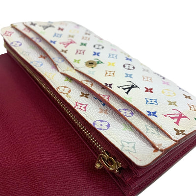 LOUIS VUITTON(ルイ・ヴィトン)　モノグラム・マルチカラー　ポルトフォイユ・サラ　フィグ　スナップ開閉式 M93745 レディース 長財布　 【102062092003】