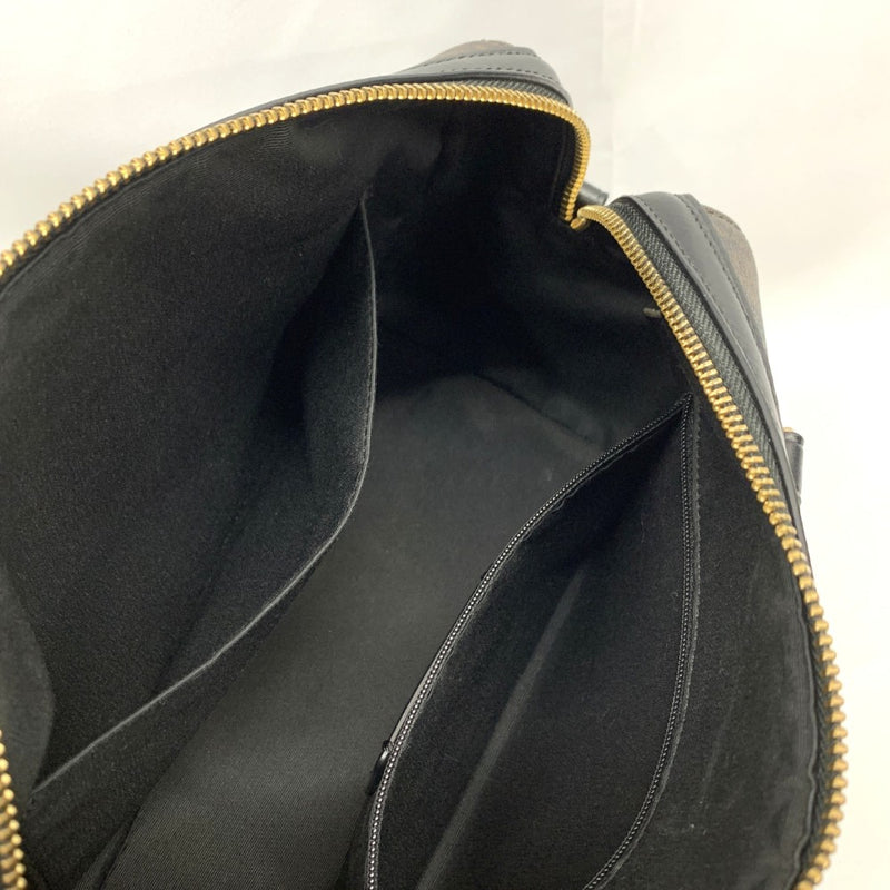 COACH(コーチ)　シグネクチャー　2wayショルダーバッグ　ハンドバッグ　F83607 PVC×レザー　ブラウン レディース 【102062113005】