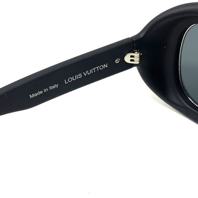 LOUIS VUITTON(ルイ・ヴィトン)　サングラス　LV スーパーヴィジョン・パイロット　Z2445U ブラック×ダークグレーレンズ　53□22-130 【102062142003】