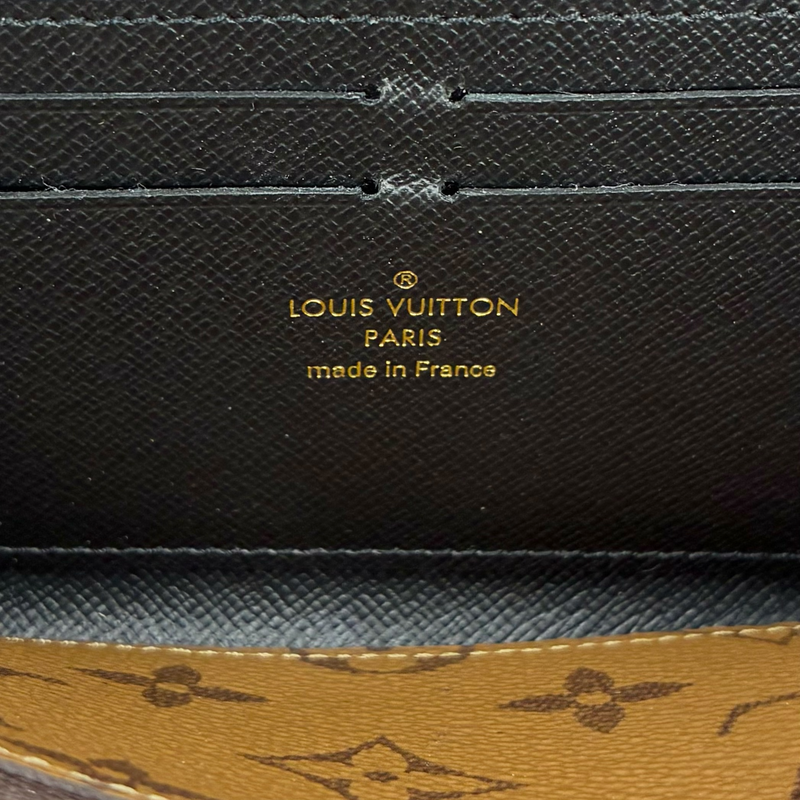 LOUIS VUITTON ポルトフォイユ・クレマンス モノグラム・リバース M82336 ラウンドファスナー長財布 ルイヴィトン 【102062157006】