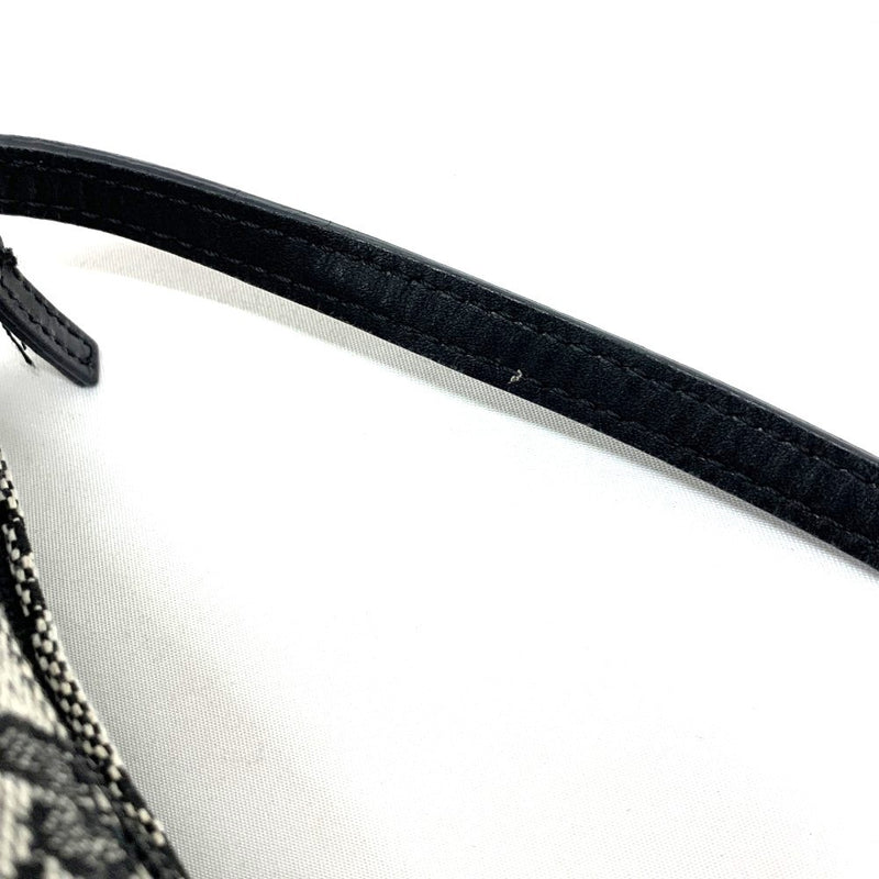 GUCCI(グッチ)　GGキャンバス　アクセサリーポーチ　019・1103　2123　グレー×ブラック　キャンバス×レザー　レディースバッグ 【102062164003】