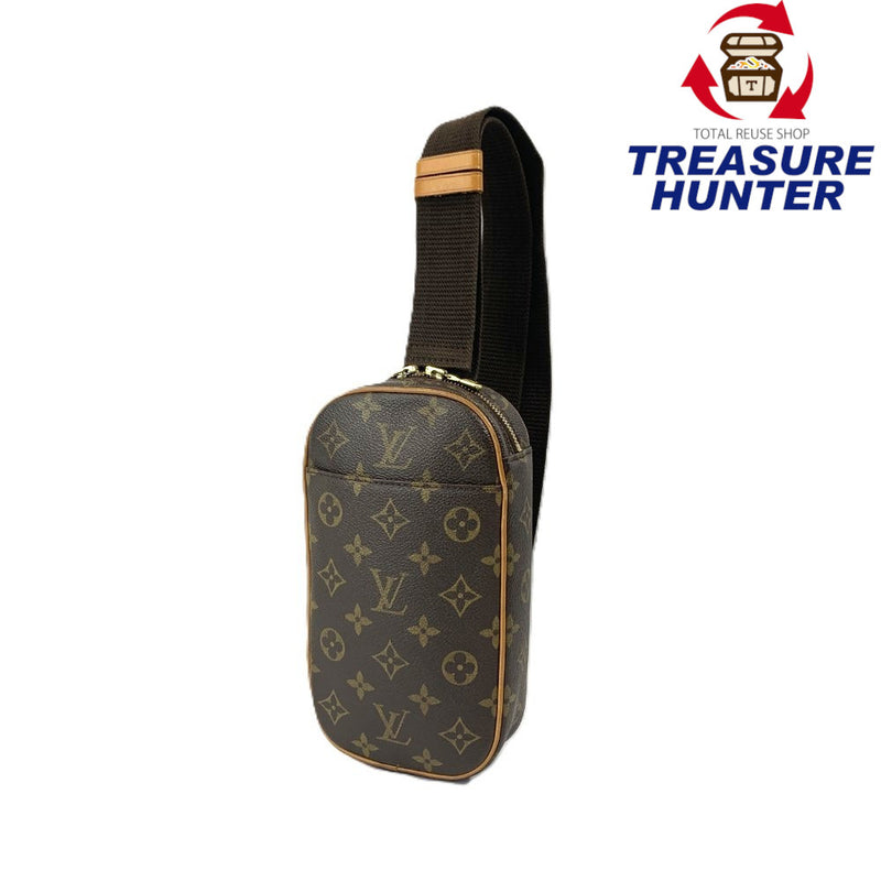 LOUIS VUITTON(ルイ・ヴィトン) モノグラム ポシェット ガンジュ M51870  ボディバッグ モノグラムキャンバス ブラウン系 【102062210001】
