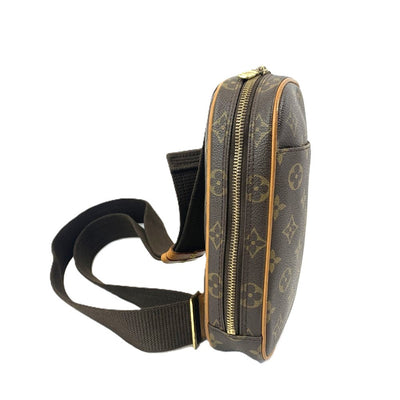 LOUIS VUITTON(ルイ・ヴィトン) モノグラム ポシェット ガンジュ M51870  ボディバッグ モノグラムキャンバス ブラウン系 【102062210001】