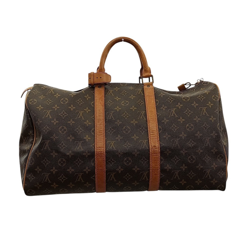 ルイヴィトン　モノグラム　キーポル50　ボストンバッグ　ブラウン　旅行 中古 LOUIS VUITTON キーポル50 M41426 ルイ ヴィトン モノグラム