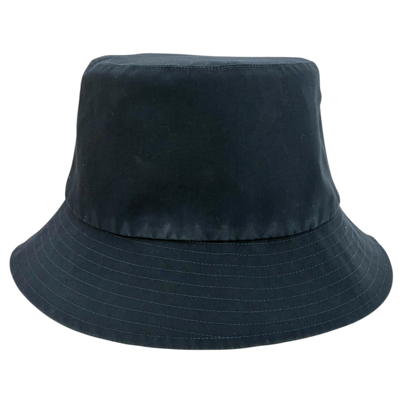 Christian Dior Teddy-D リバーシブルボブハット 95TDD923A130 頭周り約58cm ネイビー×オブリーク柄 クリスチャンディオール 【102062223007】