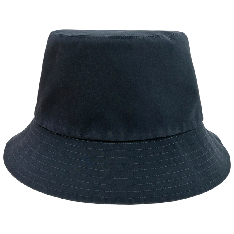 Christian Dior Teddy-D リバーシブルボブハット 95TDD923A130 頭周り約58cm ネイビー×オブリーク柄 クリスチャンディオール 【102062223007】