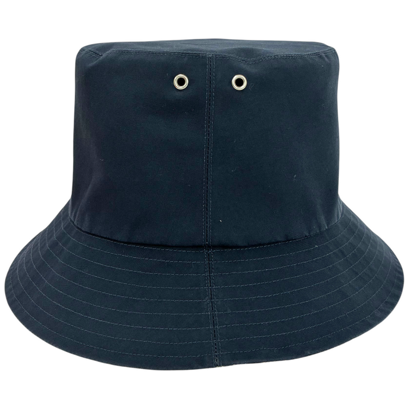 Christian Dior Teddy-D リバーシブルボブハット 95TDD923A130 頭周り約58cm ネイビー×オブリーク柄 クリスチャンディオール 【102062223007】