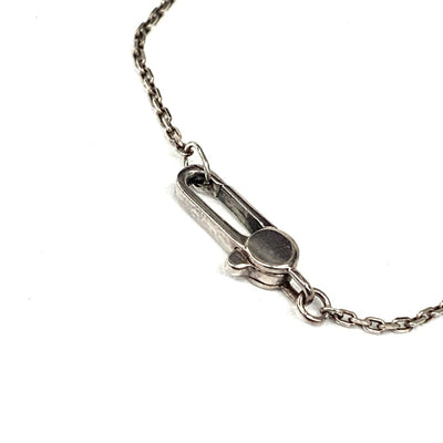 GUCCI(グッチ) スクエア ロゴプレート ネックレス 1313AR Ag925 シルバー チェーン長さ44/48cm レディース 【102062284001】
