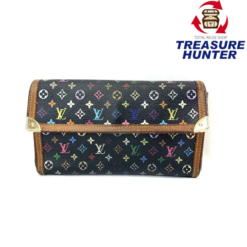 LOUIS VUITTON(ルイ・ヴィトン) モノグラムマルチカラー ポルトトレゾールインターナショナル M92658 長財布 【102062297001】
