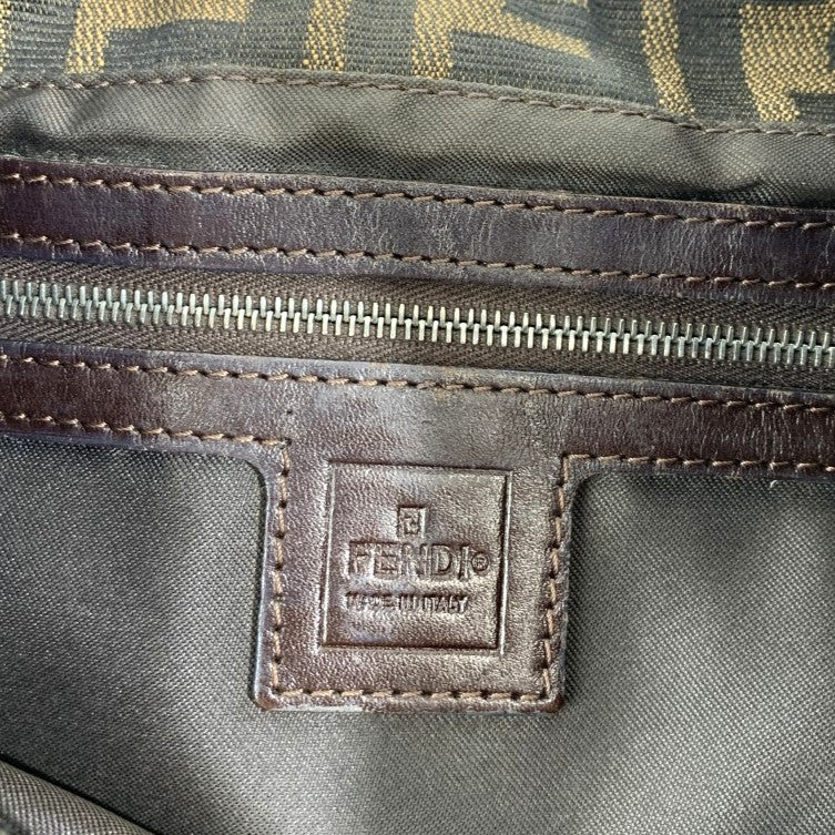 FENDI(フェンディ)　ズッカ柄　ワンショルダーバッグ　2348-26569-009 ブラウン　キャンバス×レザー　レディース 【102062299003】