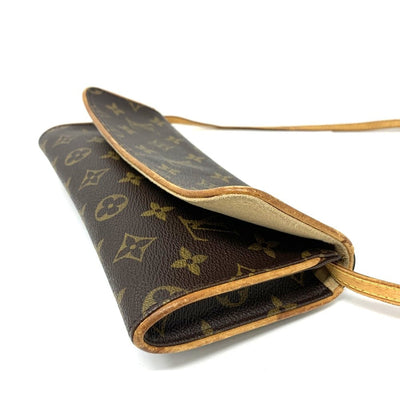 LOUIS VUITTON(ルイ・ヴィトン)　モノグラム　ポシェットツインGM ブラウン系　M51852 レディース バッグ 【102062329003】