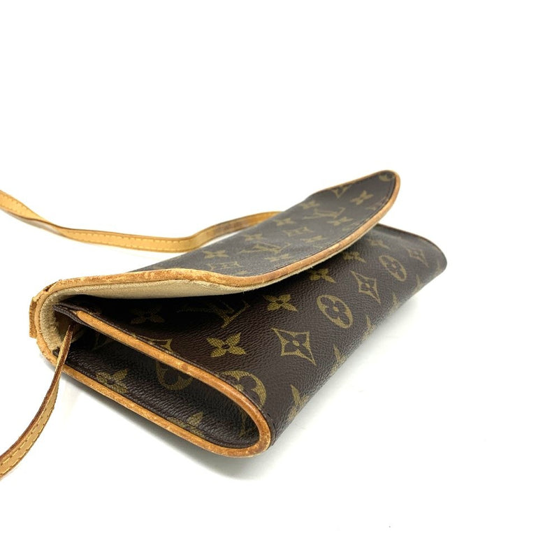 LOUIS VUITTON(ルイ・ヴィトン)　モノグラム　ポシェットツインGM ブラウン系　M51852 レディース バッグ 【102062329003】