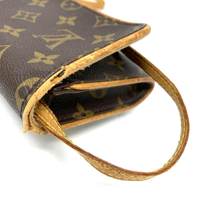 LOUIS VUITTON(ルイ・ヴィトン)　モノグラム　ポシェットツインGM ブラウン系　M51852 レディース バッグ 【102062329003】