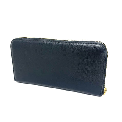 PRADA(プラダ) サフィアーノ ラウンドファスナー長財布 1ML506 レザー NERO ブラック 【102062361005】