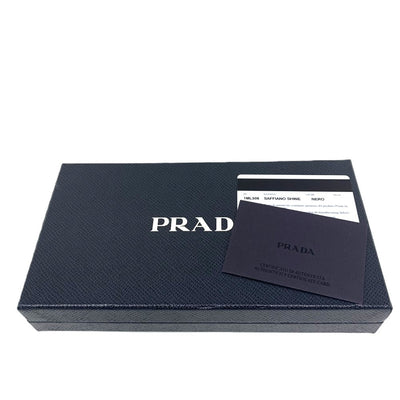 PRADA(プラダ) サフィアーノ ラウンドファスナー長財布 1ML506 レザー NERO ブラック 【102062361005】