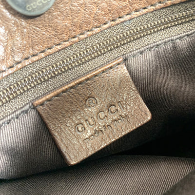 GUCCI(グッチ) GGキャンバス トートバッグ 101971 キャンバス×レザー ダークブラウン レディース バッグ 【102062386005】