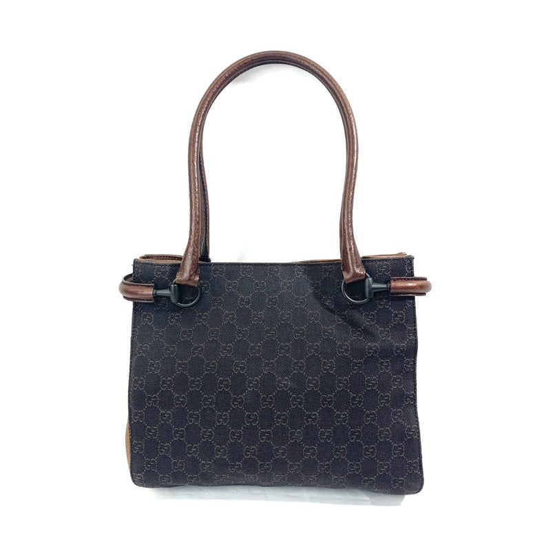 GUCCI(グッチ) GGキャンバス トートバッグ 101971 キャンバス×レザー ダークブラウン レディース バッグ 【102062386005】