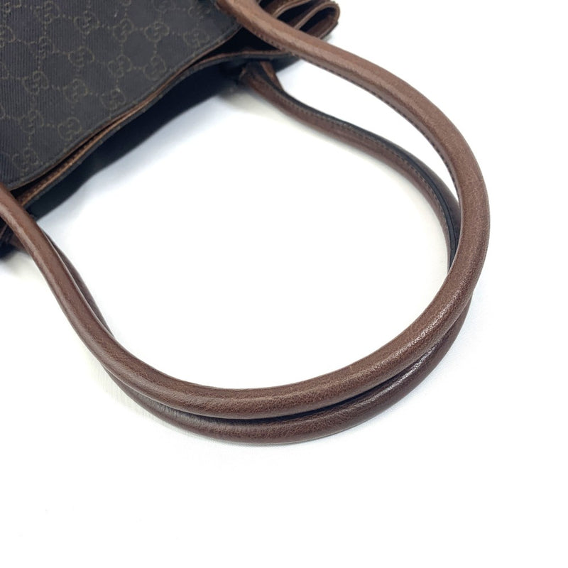 GUCCI(グッチ) GGキャンバス トートバッグ 101971 キャンバス×レザー ダークブラウン レディース バッグ 【102062386005】