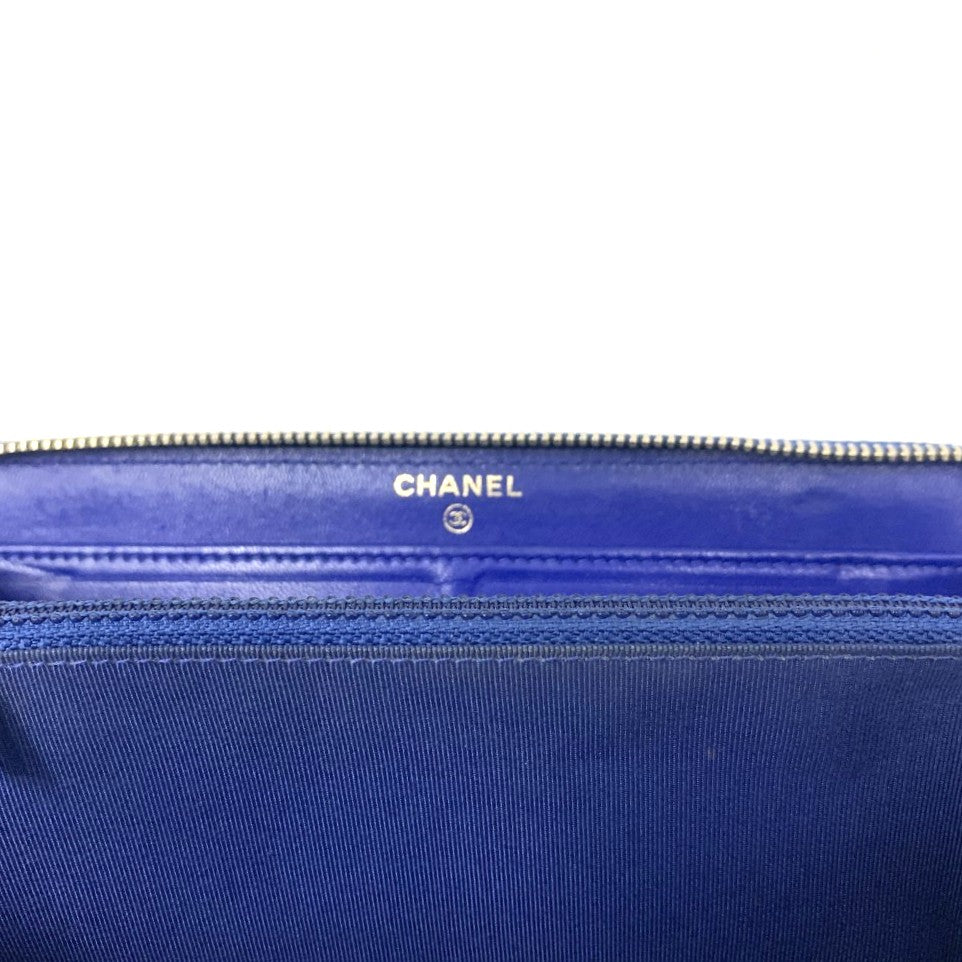 CHANEL(シャネル) マトラッセ ラウンドファスナー長財布 A50097 