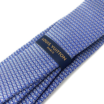 LOUIS VUITTON(ルイ・ヴィトン) ネクタイ ダイヤモンドブイ8CM シルク100% マリーヌ M71200 【102062405003】