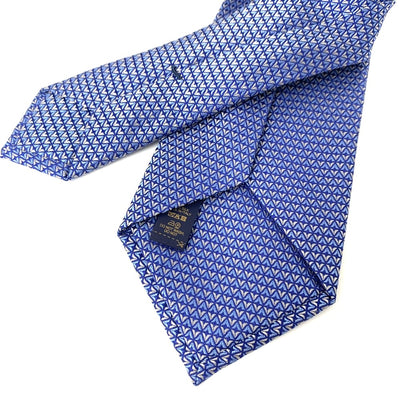 LOUIS VUITTON(ルイ・ヴィトン) ネクタイ ダイヤモンドブイ8CM シルク100% マリーヌ M71200 【102062405003】